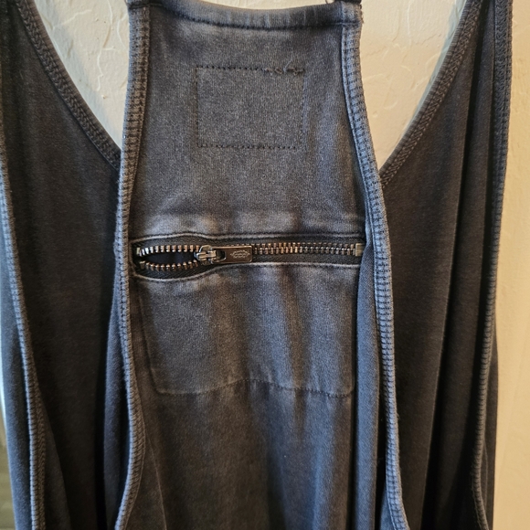 FREE PEOPLE MOVEMENT Hot Stone Onesie Charcoal Dark Gray Black - Picture 3 of 5